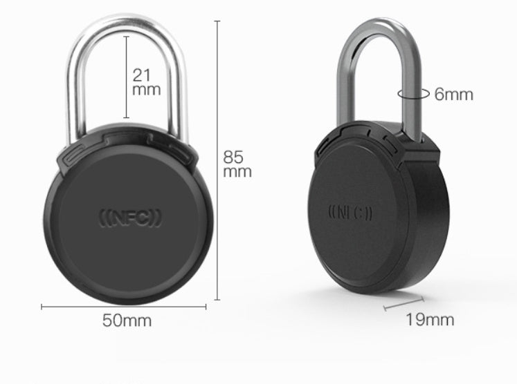 Smart NFC Passive Lock - Keyless App Control Padlock