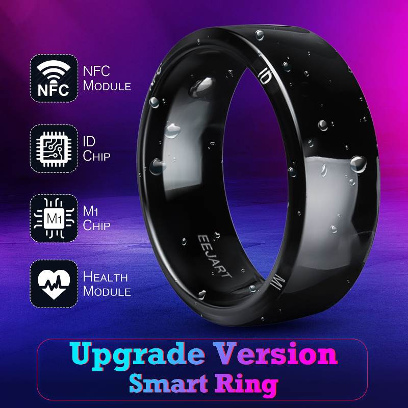 Titanium Smart NFC Ring - Contactless Share & Access Control