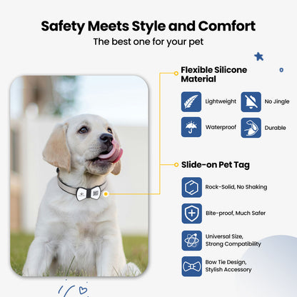 Smart QR Code Pet ID Tag - GPS Location Tracking & Digital Profile