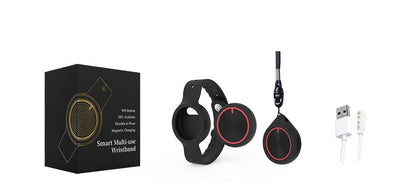 Smart Emergency SOS Bracelet - NFC & Bluetooth Safety Wristband