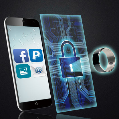 Titanium Smart NFC Ring - Contactless Share & Access Control