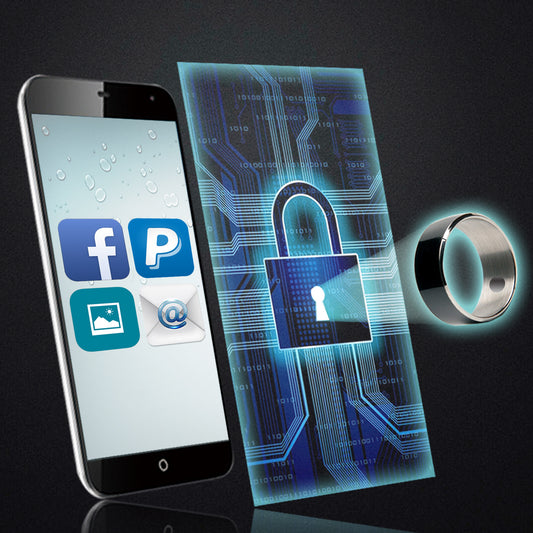 Titanium Smart NFC Ring - Contactless Share & Access Control