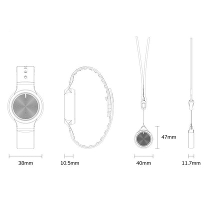 Smart Emergency SOS Bracelet - NFC & Bluetooth Safety Wristband