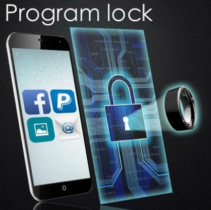 Titanium Smart NFC Ring - Contactless Share & Access Control